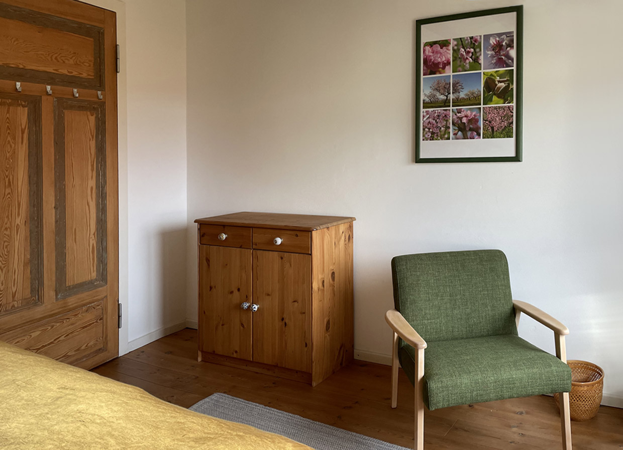 Obergeschoss, kleines Schlafzimmer, Ferienhaus Brunken Westerwald