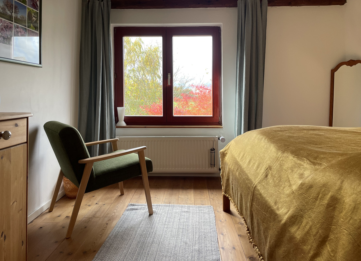 Obergeschoss, kleines Schlafzimmer, Ferienhaus Brunken Westerwald