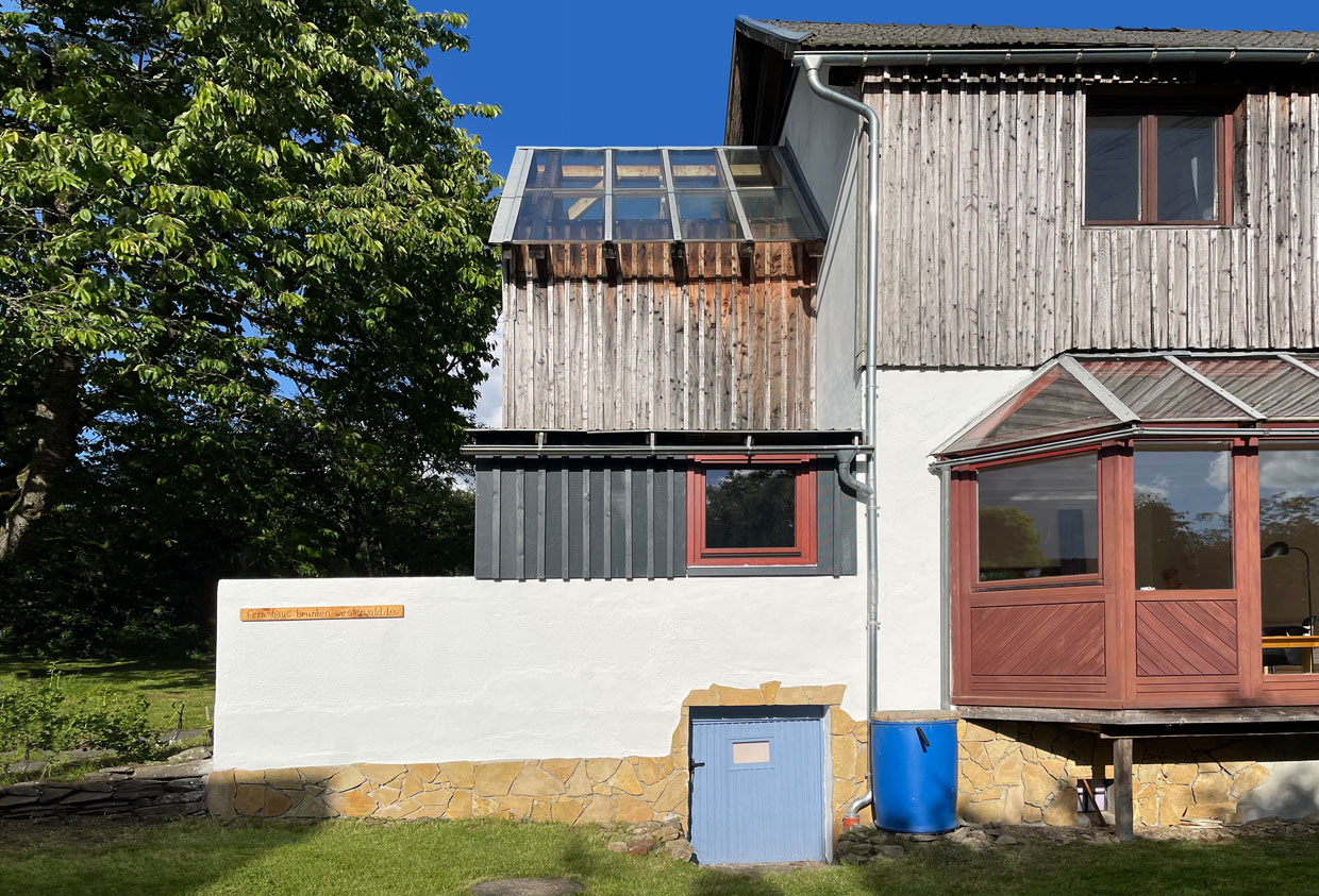 Ferienhaus Brunken, Westerwald Haus von außen